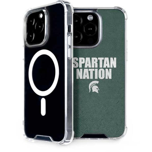 Michigan State University Spartans Nation iPhone 15 Pro MagSafe Case